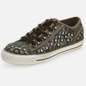 Ash Vox Camo Studded Sneakers